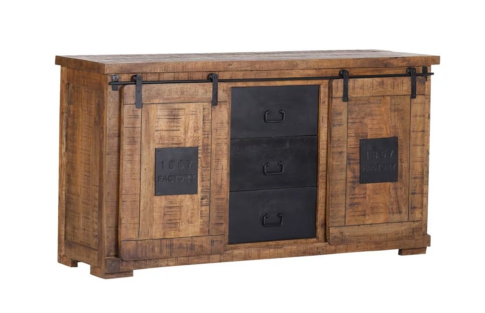 Masivní komoda Rustika - Obrázek 2