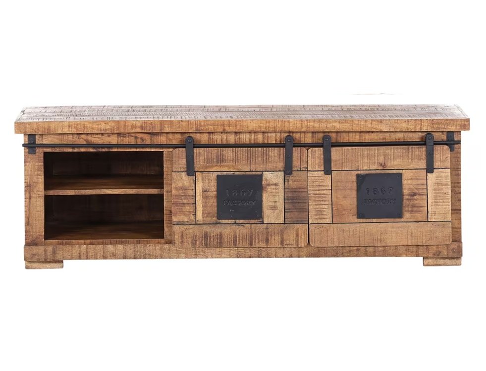 Masivní TV stolek Rustika II